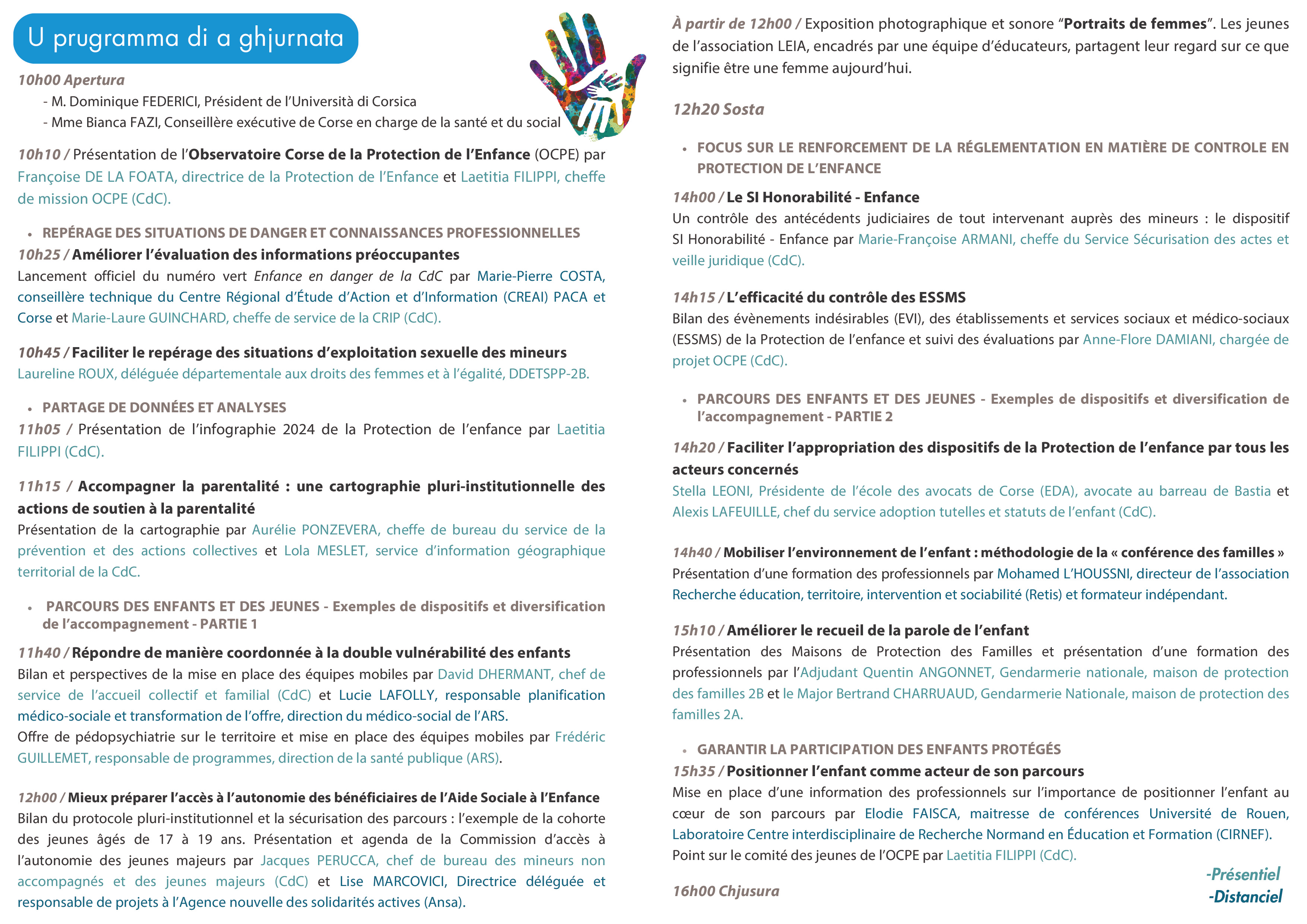 2da edizione di a cunfarenza annuale di l’OCPE, u 12 di dicembri di u 2025 in Corti