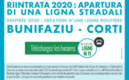 Riintrata 2020 : Apartura di una ligna stradali BUNIFAZIU - CORTI