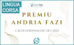 Cirimonia di rimissa di u Premiu Andria Fazi 