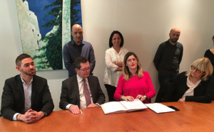 Signature de la convention entre la Collectivité de Corse et le FIPHFP