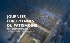 Inscriptions aux Journées européennes du patrimoine 2020