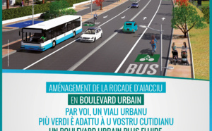 Info Routes CdC - ​Travaux de requalification de la rocade d'Aiacciu : travaux nocturnes boulevard Costa