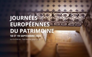 Inscriptions aux Journées européennes du patrimoine 2021