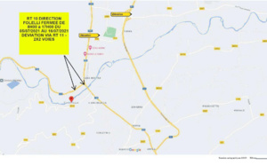 RT10 : Pont de Casamozza - La Collectivité de Corse informe les usagers sur les horaires de fermeture liés aux travaux de sécurisation