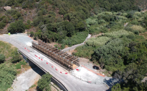 RD80 Pont d’Albu, Canari - Ouverture du pont provisoire