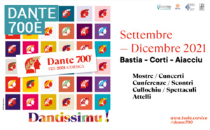 "Dantissimu !" Une programmation événement à l'occasion des 700 ans de la mort de Dante