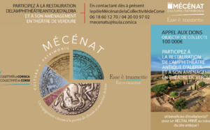 Participez à la restauration de l'amphithéâtre antique d'Aleria et son aménagement en théâtre de verdure - Objectif de collecte : 100 000€