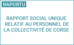 Raportu suciale unicu rilativu à u persunale di a Cullettività di Corsica 