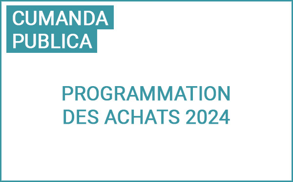 Commande publique : programmation des achats de la Collectivité de Corse pour l'année 2024