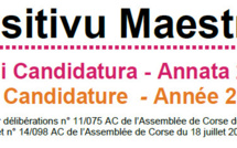 Dispusitivu Maestranza - cartulare di candidatura - annata 2019-2020