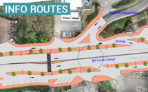 Infrastructures routières du Grand Aiacciu : Modification de l’accès sur le Boulevard Louis Campi