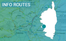 RT 40 - Aiacciu / Purtichju : Fortes perturbations sur le trafic routier au niveau du pont de la Gravona le 20/09