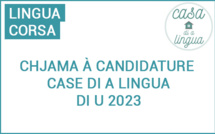 Chjama à candidature : Casa di a lingua di u 2023