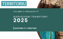 Chjama à prugetti : Sustegnu à i territorii, dispusizioni transitorii 2025