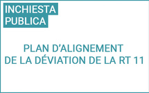Avis d'ouverture d'enquête publique préalable à l’approbation du plan d’alignement de la RT 11 en vue de la création de contre-allées – Communes de BIGUGLIA et FURIANI