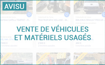 Vente aux enchères 2026 de véhicules, engins et matériels usagés