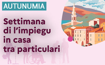 Settimana di l'impiegu in casa tra particulari, da u 31 di marzu fin'à u 2 d'aprile di u 2026