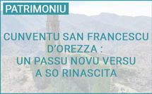 Cunventu San Francescu d'Orezza : un passu novu versu a so rinascita