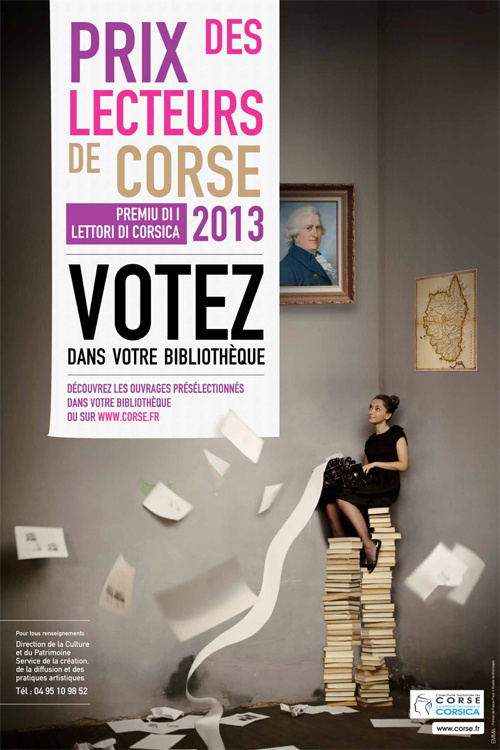 Le Prix des lecteurs de Corse 2013 - U Premu di i lettori di Corsica 2013 : votez du 3 janvier au 31 mars 2013 dans votre bibliothèque