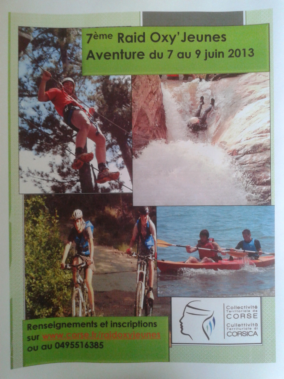 Dossier d'inscription 2013 / Cartulari di scrizzioni