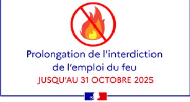 Arrêté emploi du feu en Cismonte, 15 octobre 2025