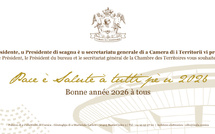 AUGURI PE U 2026 - À l’occasion de la nouvelle année, la Chambre des Territoires a le plaisir de vous adresser ses meilleurs vœux.